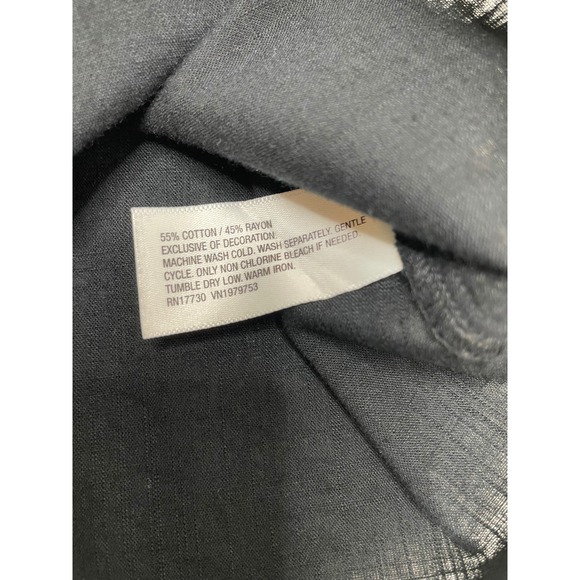 Knox Rose Black Embroidered Halter Neck Tank Top Women's Size L Boho Festival - Picture 9 of 9